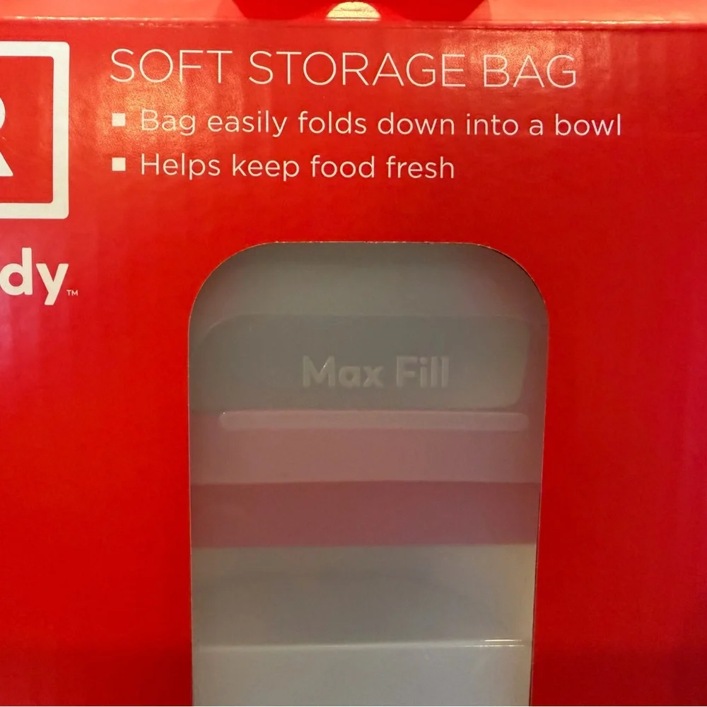 Reddy Pet Silicone Food Storage Bag/Bowl Set of 2
